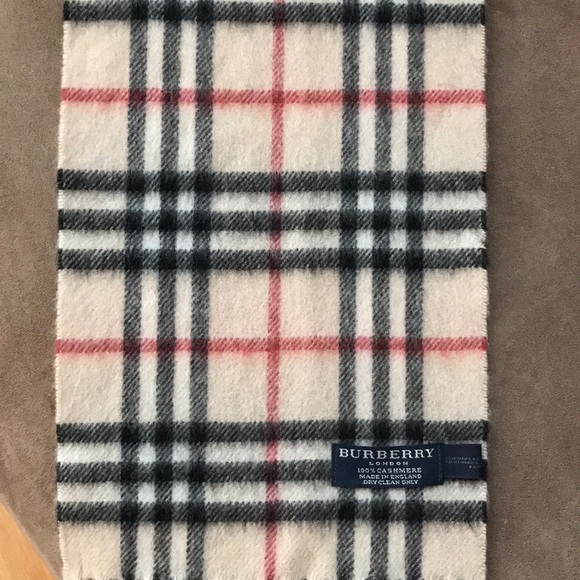 Burberry Mini Classic Check Cashmere Scarf - Picture 5 of 5